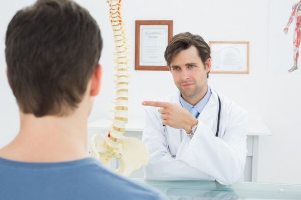 posvetovanje z zdravnikom pri cervikalni osteohondrozi